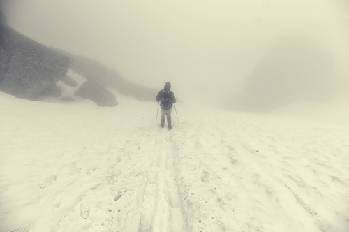 Zajście jak wejście we mgle- fot. Lesław Obłój